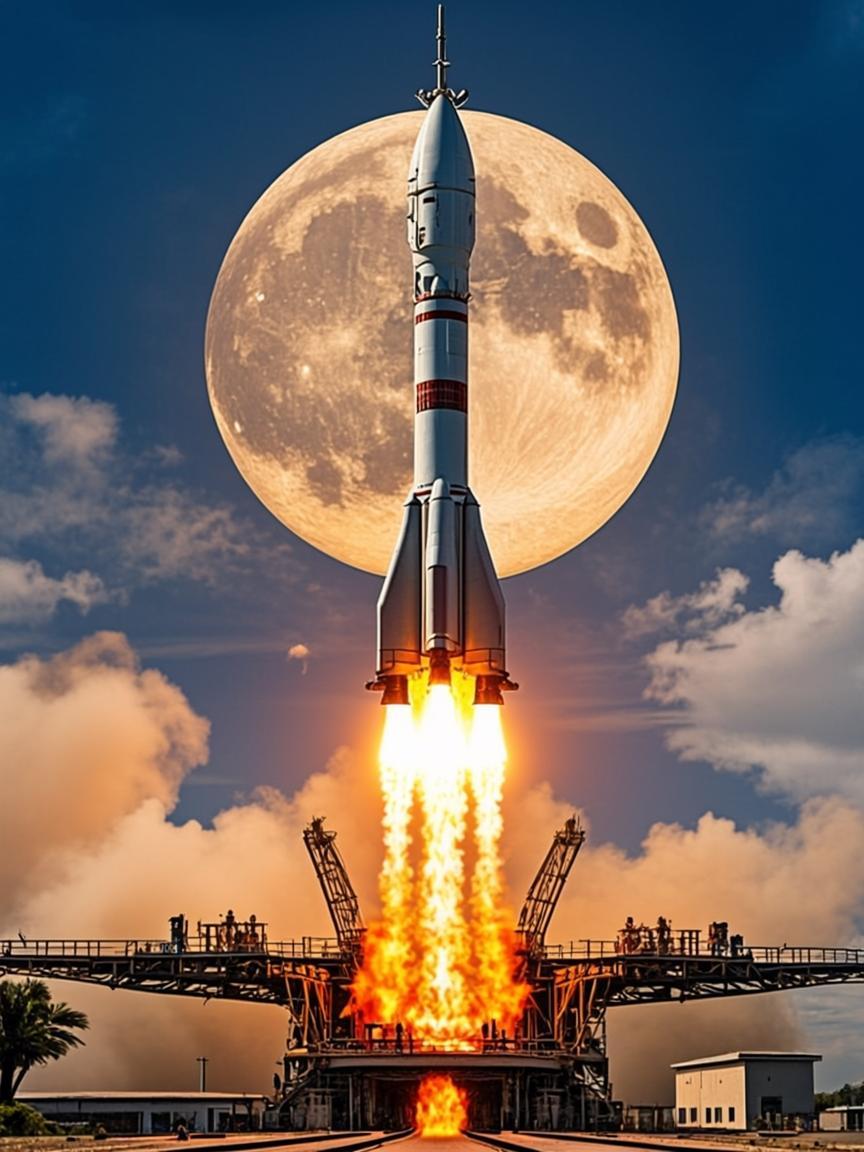 Ракета на старте